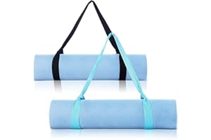 2 Pcs Yoga Mat Strap, Yoga Mat Strap Sling Adjustable Yoga Mat Shoulder Straps Sling, Fitness Carrying Strap