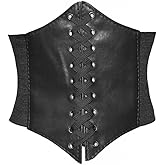 Alivila.Y Fashion Womens Faux Leather Steampunk Sexy Underbust Corset Belt Bustier