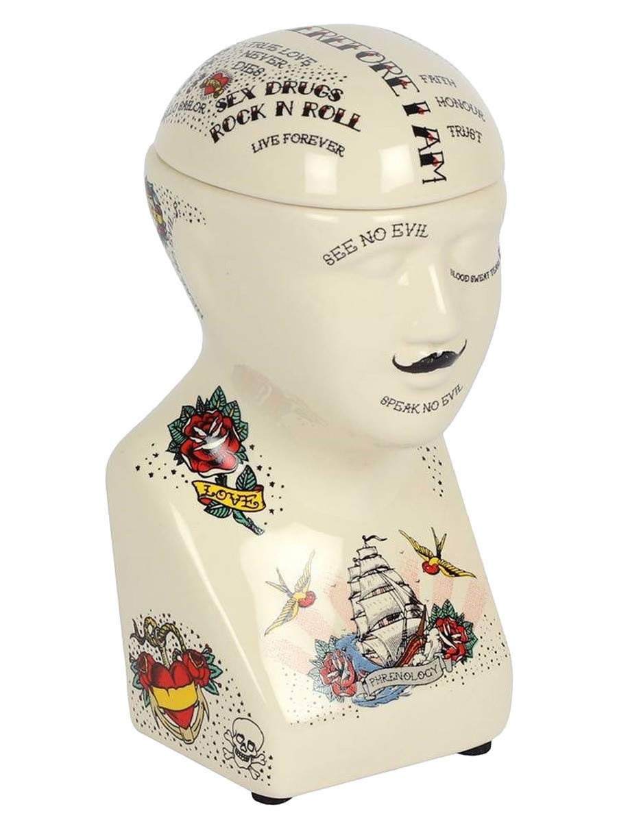 Storage Jar | Phrenology Head | 1pc.