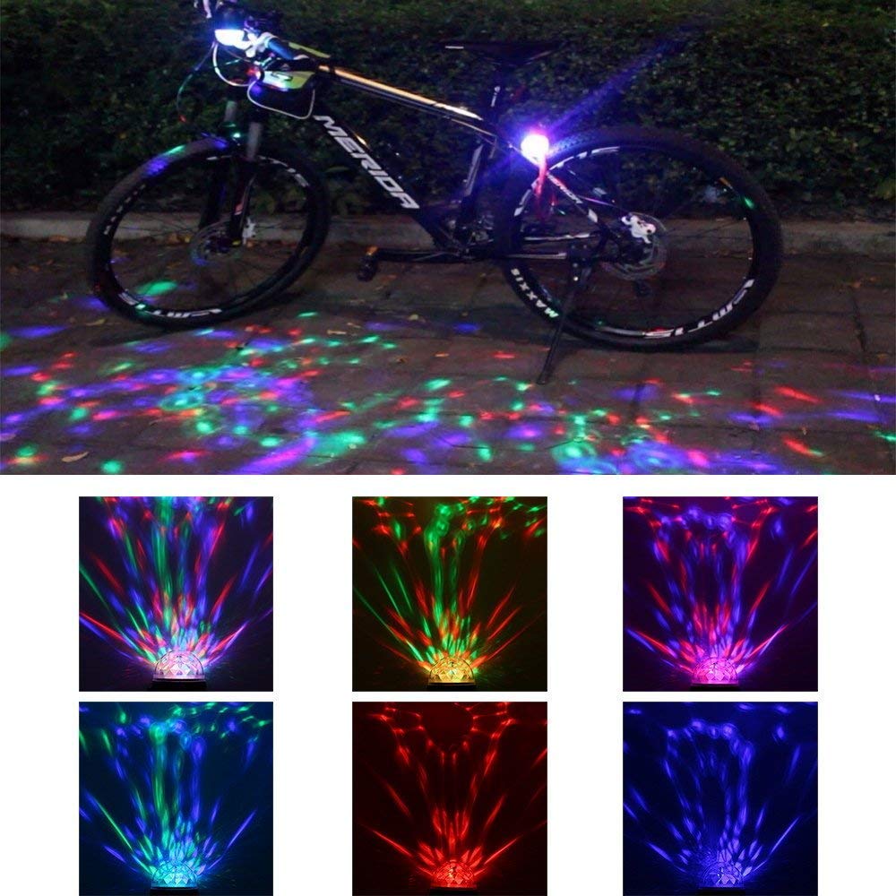 Disco Bike Lights -12 Pattern Color 