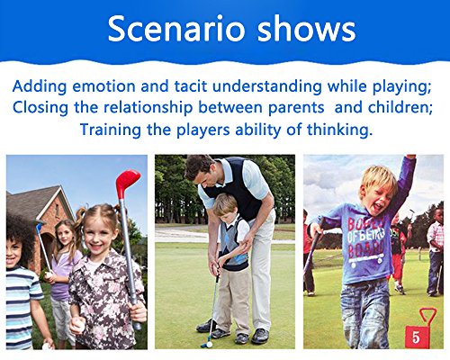 image for CLCCON Golf Toys Set,Golf Practice Ball Game,Outdoor Toys Leisure Spor