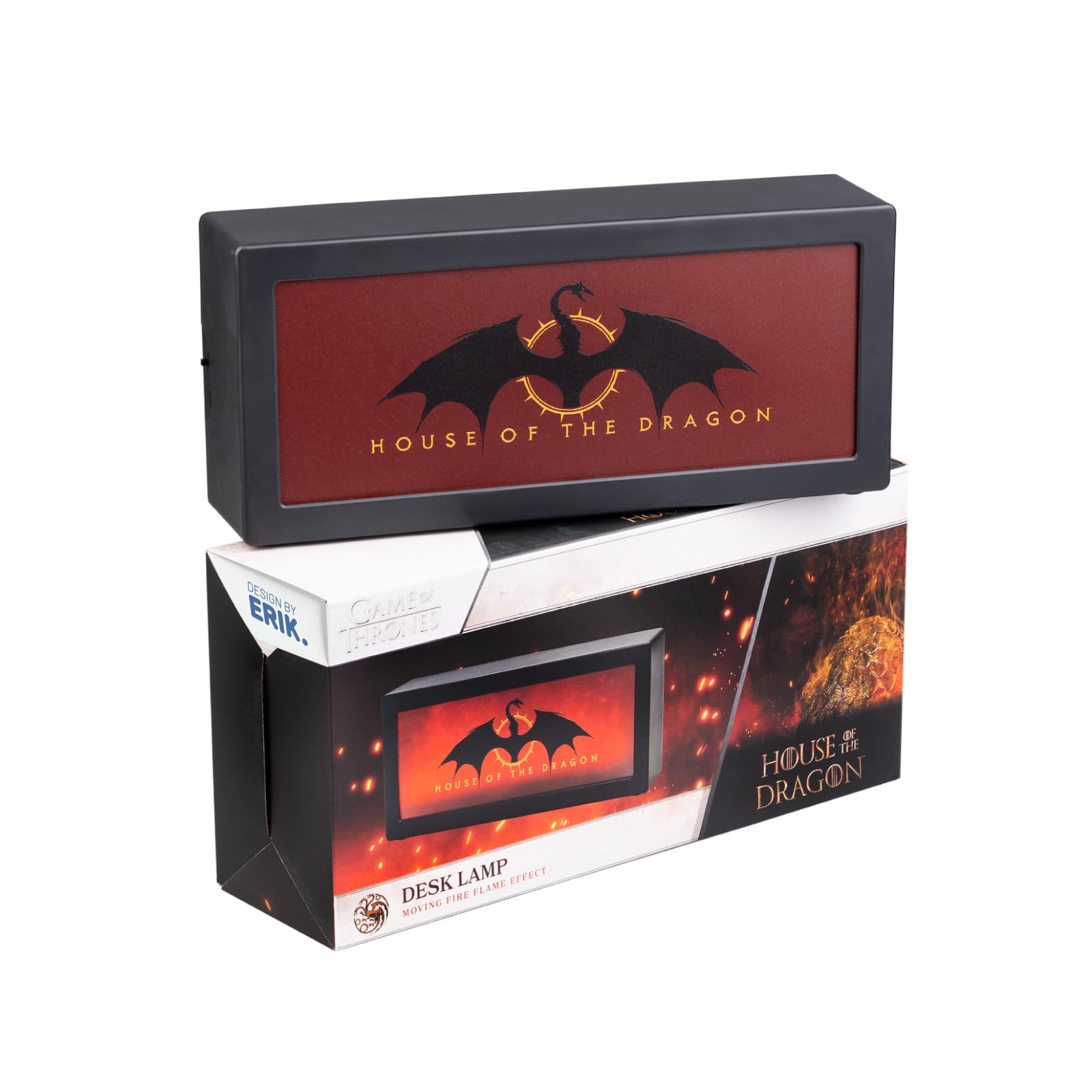Grupo Erik Battery Lamp - Game of Thrones Gifts | Mood Light, Gaming Light, Wall & Desk Lamp | House of The Dragon Gifts, Cool Room Decor