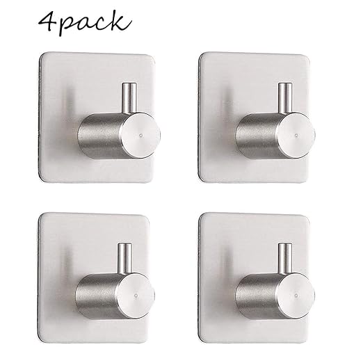 Digead Ganchos Adhesivos para Pared , Gancho de Baño Perchero ...