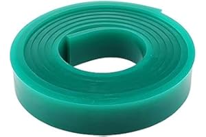 POVOKICI 70 Durometer Silk Screen Printing Squeegee Rubber Blade Roll 6 FT 5x180cm Green Silk Screen Printing Squeegee Blade Polyurethane