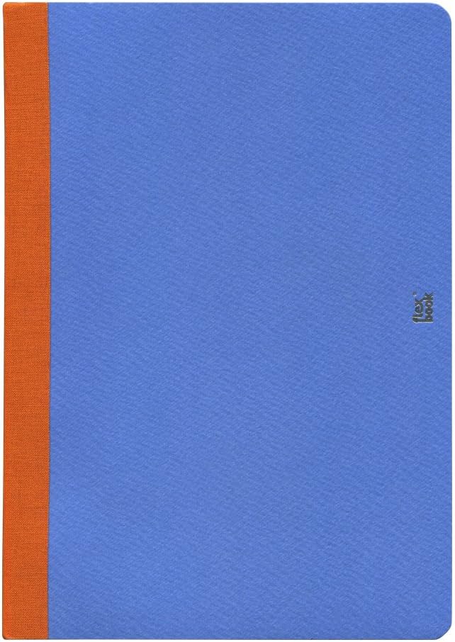 Flexbook Smartbook, Italian Fabriano Ivory Paper, 70 GMS, 6.75X9.5 inches, Blank Royal Blue (60.00090)