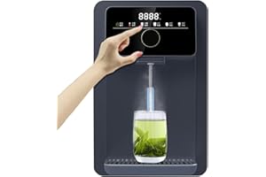 Wall-Mounted Mains Fed Unit Water Dispenser with Touch Screen Commercial Instant Hot/Cold System Electronic Child Lock & Quan