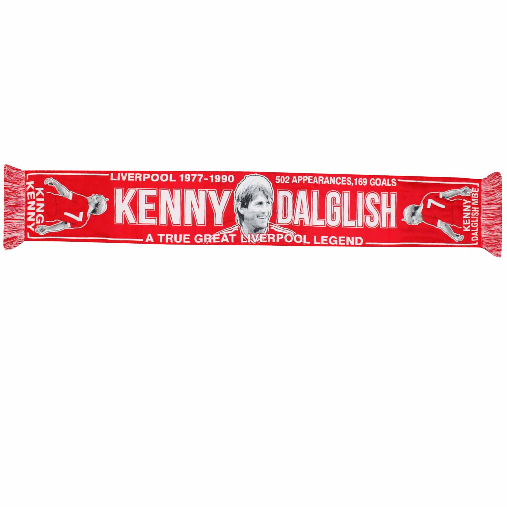 Liverpool Legend Scarf - King Kenny Dalglish & Scotland Souvenir