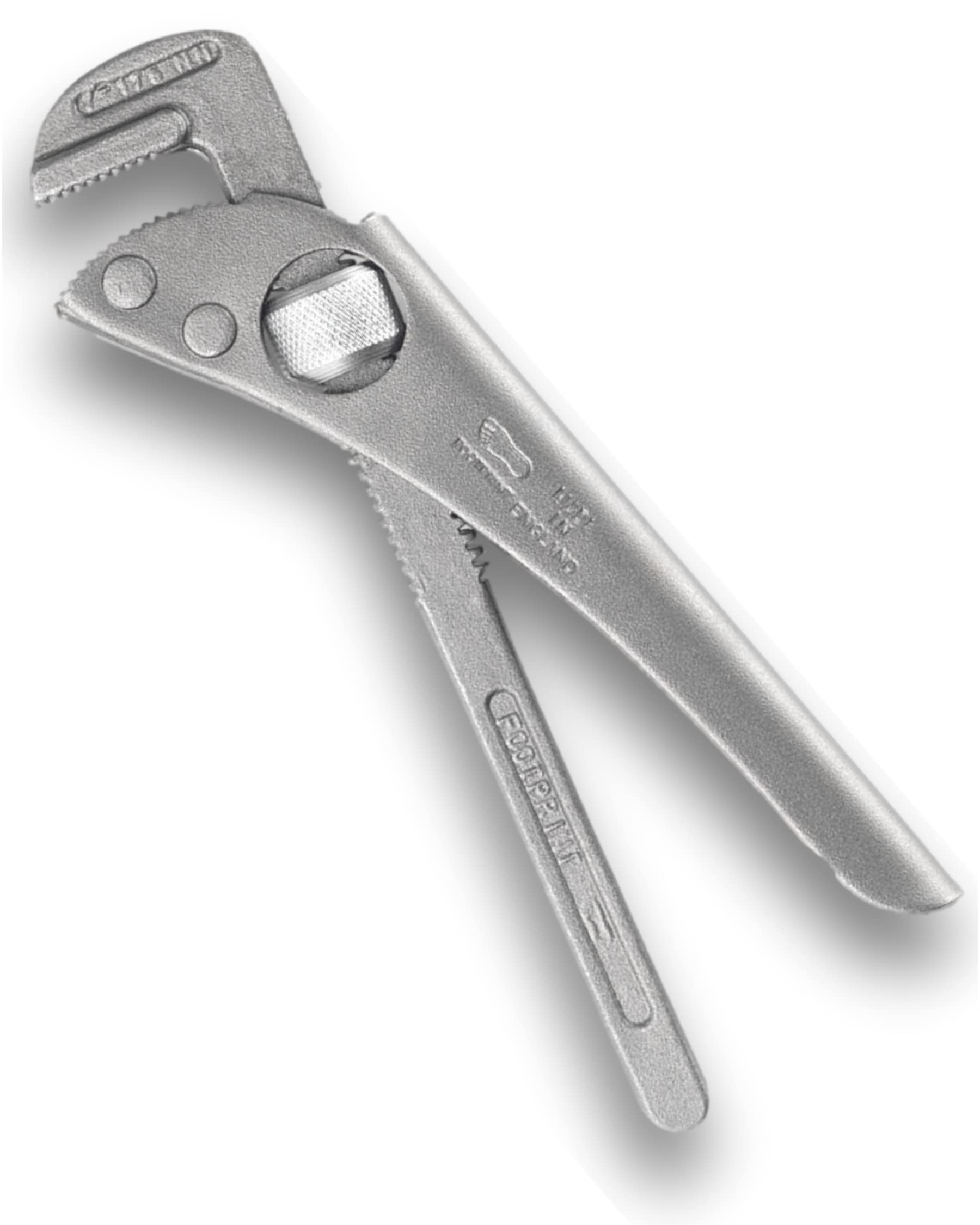 Footprint 900w Pipe Wrench - Thumbturn 9.in, Steel, 9", 225mm