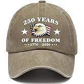 Folouse 250 Anniversary USA Hat Adjustable America 250th Anniversary Hat 1776-2026 Baseball Cap