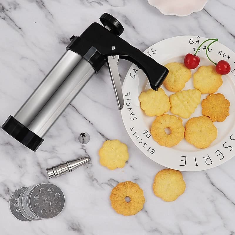 LULUDADA Spritz Mirro Cookie Stamps For Baking Icing Machine Churro