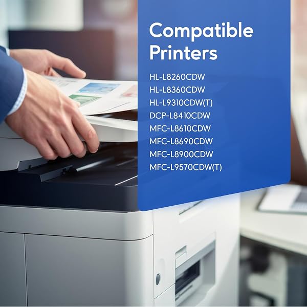 GOTOBY COMPATIBLE TONER CARTRIDGE REPLACEMENT FOR BROTHER TN436 TN 436 TN436BK TN433 TN431FOR BROTHER HL-L8360CDW HL-L8260CDW MFC-L8900CDW MFC-L8690CDW PRINTER (CYAN, YELLOW, MAGENTA, BLACK, 4 PACK)