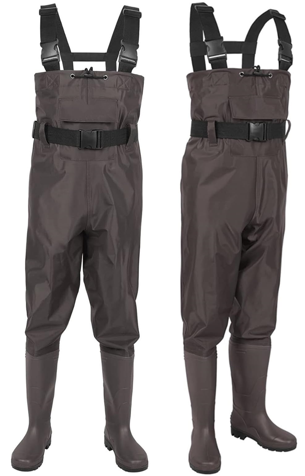 Photo 1 of Zsrivk Bootfoot Chest Wader, 3-Ply Nylon/PVC Waterproof Fishing Chest Waders for Men and Women