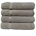SALBAKOS - Premium 4 Piece Bath Towel Set, Made with 100% Turkish Cotton, Quick Drying, Highly Absorbent & Comfy Towels for Spa & Hotel | 27