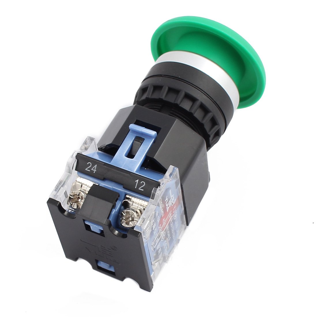 Uxcell Momentary NO NC 4 Screw Terminals Mushroom Push Button Switch