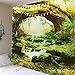 Tapestry Wall Tapestry Wall Hanging Nature Green Tree Jungle Landscape Tapestry Jungle and Streams Tapestry Mysterious Wall Tapestry for Bedroom Dorm Decor