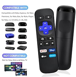 2 Pack Replacement Remote Control Only for Roku