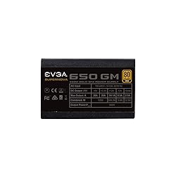 EVGA SuperNOVA 650 GM, 80 Plus Gold 650W, Fully