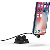 ElevationLab Cord Dock V2 - Hybrid iPhone Lightning Charging Dock & Cable, Adjustable Phone Stand Holder, Desktop Docking Sta