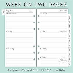 newestor 2025-2026 Weekly & Monthly Planner