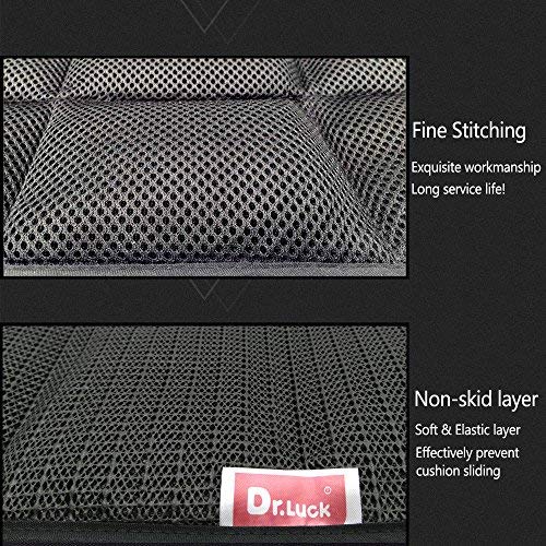 DGQ Natural Bamboo Charcoal Non-Slip Breathable Seat Cushion 17.7