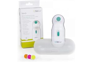 bblüv - Trimö - Electric Nail Clippers for Newborn Baby up to Toddler (0 to 12 Months+) - 2 Speed Switch, Gentle and Quiet Fi