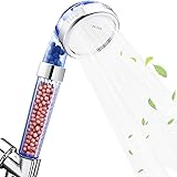 Nosame Shower Head, Filter Filtration High Pressure Water Saving 3 Mode Function Spray Handheld Showerheads for Dry Skin & Ha