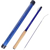Aventik 9ft/10ft Zeno S2 Fiberglass 6:4 Tenkara Rod Kit for Anglers | Soft M-Action Super Lightweight Fits For Stream Fishing Complete Tenkara Fishing Rod Combo