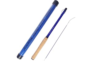 Aventik Zeno S2-Glass Tenkara Rod with 2 Extra Rod Sections 10 Sec in 9ft/10ft Excellent Durability and Strength, Collapsed t