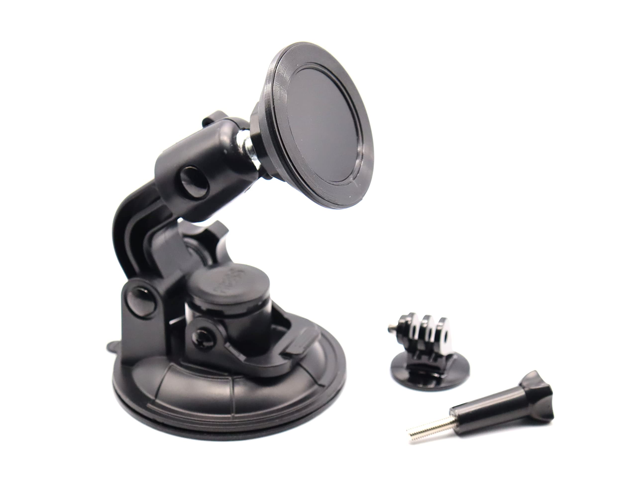 DesignUniverse Compatible with MAGsafe Windscreen Mount with GoPro attachments, 9cm suction cup, for iPhone 14/13/12