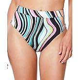 Sanctuary Womens Striped High-Waist Swim Bottom Separates