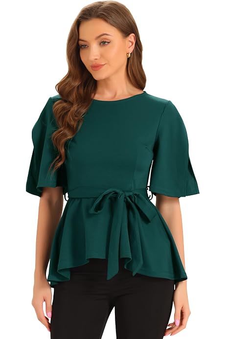 bubble hem tops amazon