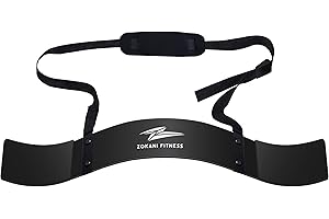 ZOKANI FITNESS Zokani Arm Blaster for Biceps &Triceps Men, Bicep Curl Support Isolator, 3.5 inch Wide Thick Aluminum Weight Lifting Support with Adjustable Straps, Curl Blaster for Arm Muscles Gain Gym Training