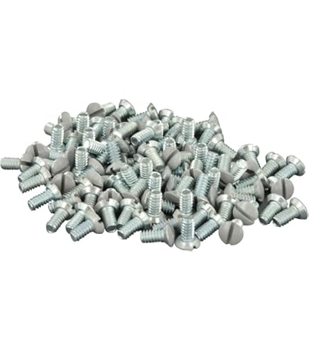 thumbnail image 2 of Leviton White Wall Plate Screws - 20 Pack, 5/16 Inch Long, Oval Head Milled Slot, 6-32 Thread For Leviton Switch Plates 2 of 13