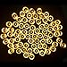 LightsEtc 72 LED 32ft Warm White String Lights Fairy Battery Operated Light Automatic Timer 8 Modes
