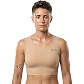 LGBT UNICORNS Seamless Chest Binder for FTM, Breathable Compression Binder Top, Invisible, Swim Binder