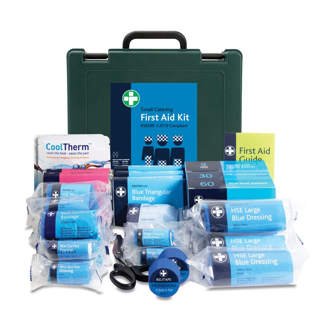 Reliance Medical REL673 Model BS8599-1 Catering Kit with Bracket, Oxford Box, 22.5 cm H x 27.5 cm W x 9 cm D, Medium, Green