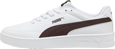 Sneakers Court Classic Clean Unisexe 42, White Chocolate Fondue Brown