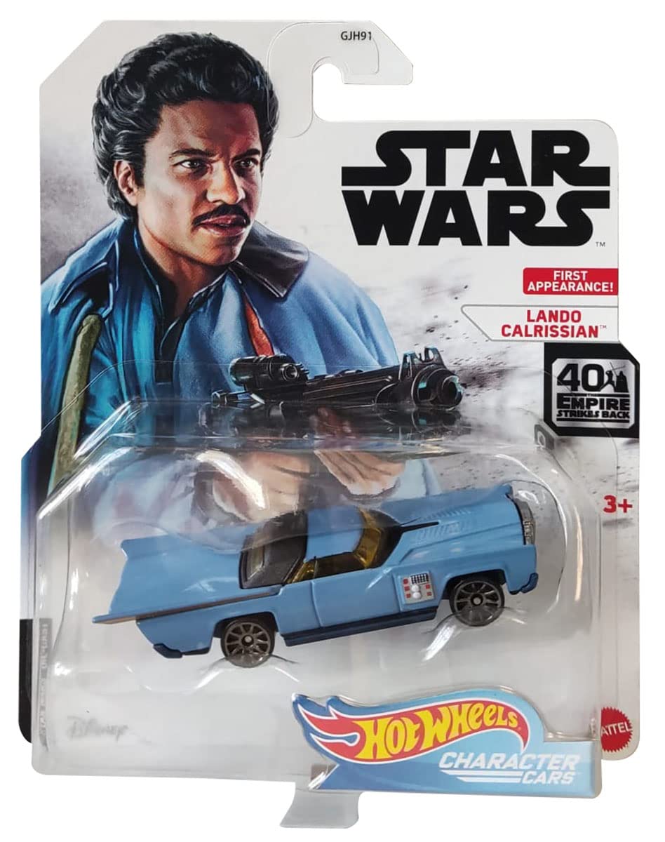 Hot Wheels Mattel GMJ04 Character Cars Lando Carlissian, Star Wars, Collect and Play for Kids and Collectors