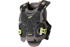 Alpinestars A-4 Max Roost Guard, Motocross Off-Road Chest Protector, CE-Certified