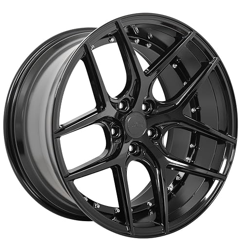Decimo Rims Divino | Staggered 20 Inch Rims (Set of 4 Wheels) - Gloss Black Finish ...