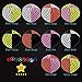speevers Juggling Balls for Beginners and Professionals Set of 3, 14 Colors Available, 2 Layers of Net and Carry Case, Xballs Juggling Balls (Black - White, 3.9 oz)