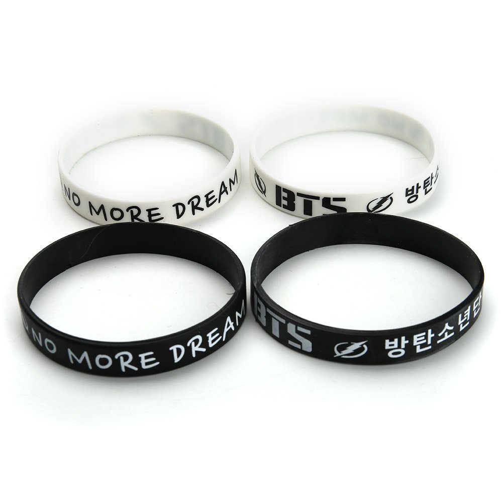 Youyouchard 2pcs Bts Bangtan Boys Blackpink Exo Got7 Twice Wanna One Bracelet Bts Silicone Wristband Couple Bracelets Wristband Bangles Fluorescent Bracelet Bracelets Sports Outdoors Guardebem Com
