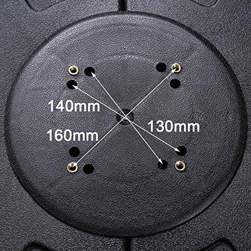 Sunnyglade 33" x 33" Offset Patio Umbrella Base Sand/Water Filled