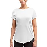 Hello Mello Women’s Sleep and Lounge Pajamas Top Short Sleeve Crewneck Lightweight Dream Tee Shirt