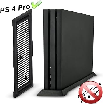 GAMINGER PS4 Pro Standfuß Vertikal Stand - Besonders stabil durch ...