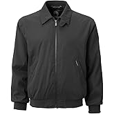 Weatherproof Garment Co. Men's Microfiber Classic Golf Jacket, Black, Medium