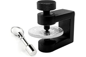Generic Mini-C Coin Clamper v2 Ping Test Gold Silver Coin Bar Pinger Tester, Pocket Pinger Coin Tester, Includes Hammer (Coin not Included）
