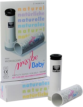 Maybe Baby Saliva Ovulation Test Fertility Microscope Testing Kit Amazon Co Uk Health Personal Care
