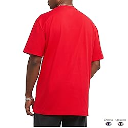 Champion mens Classic T-shirt, Screen Print Script