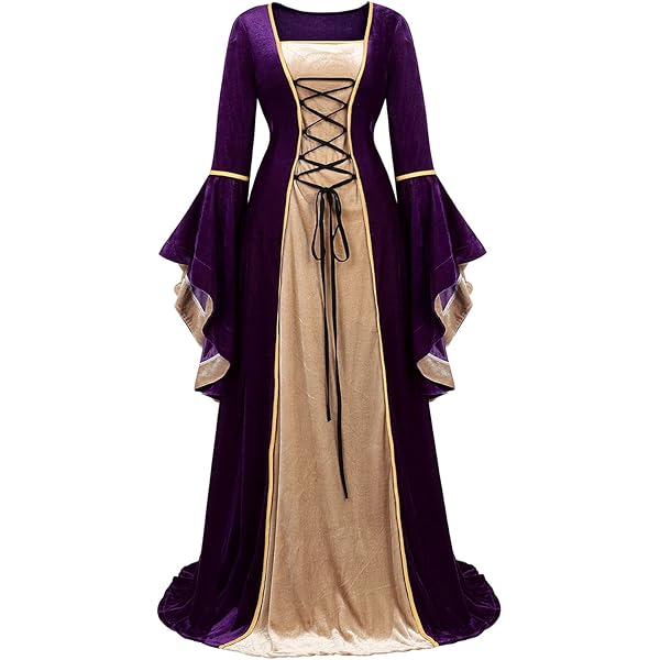Amazon.com: Uillui Renaissance Faire Costume Womens Medieval
